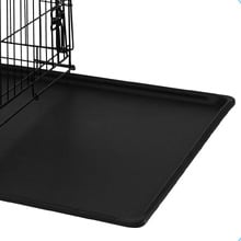 Jacob 3 Doors Metal Dog Cage with Tray